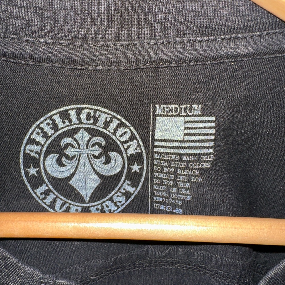 Affliction Graphic Rhinestone Tee - Picture 3 of 3